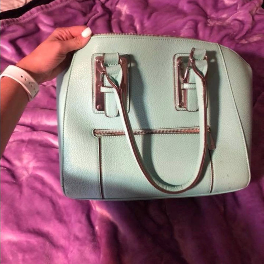 Blue purse